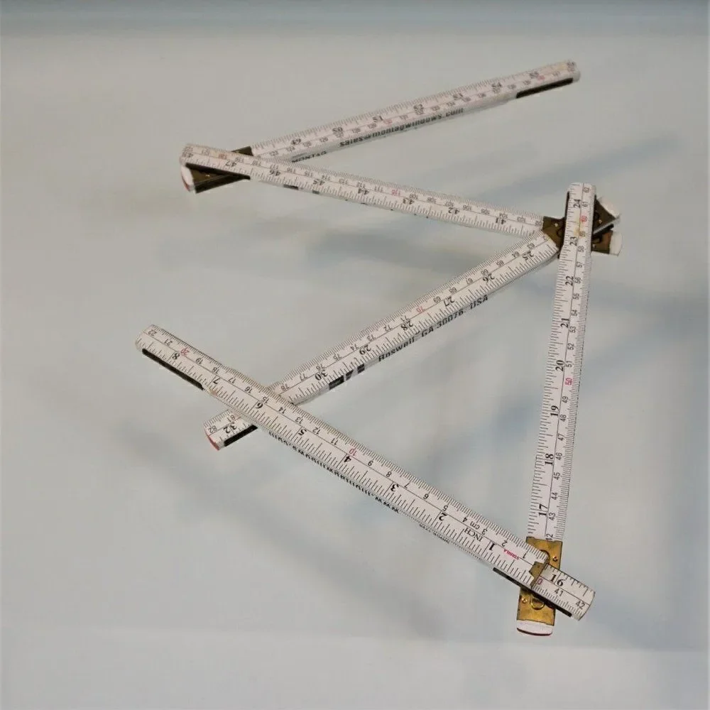 Vintage Montag Windows And Doors Advertising Folding Ruler